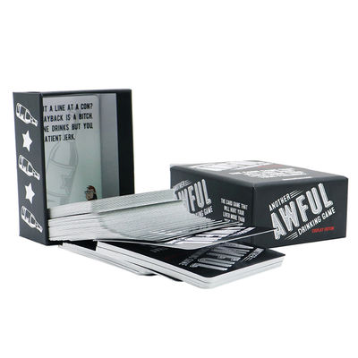 خرید Varnishing Print Drinking Game Question Cards Deck Custom Printing Drinking Truth or Dare Card Game for Adult with Box Printing Service online manufacture