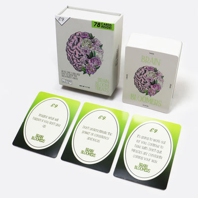 کارت بازی چاپ شخصی شده سفارشی روزانه تجلی کارت تایید با جعبه